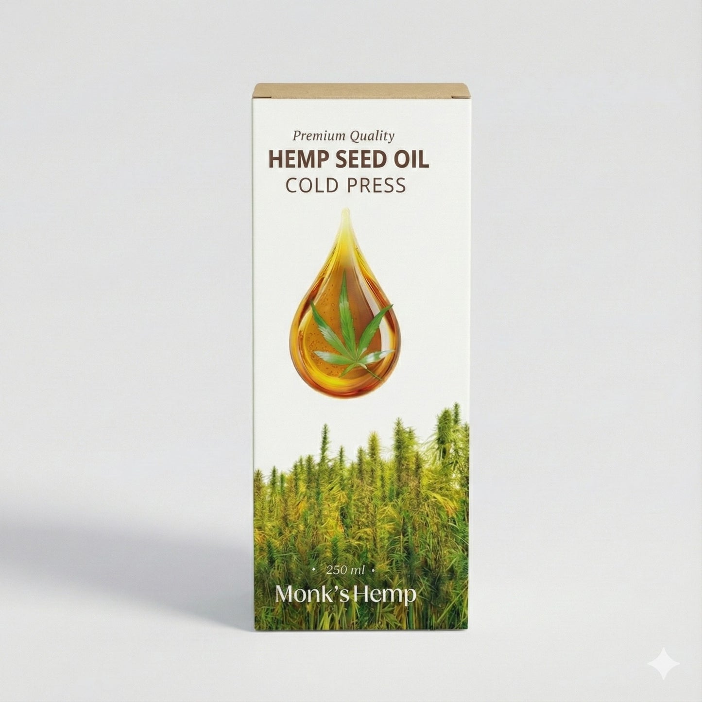 Monk’s Hemp Cold-Pressed Hemp Seed Oil