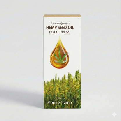 Monk’s Hemp Cold-Pressed Hemp Seed Oil