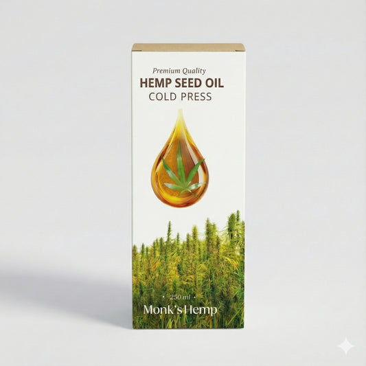 Monk’s Hemp Cold-Pressed Hemp Seed Oil